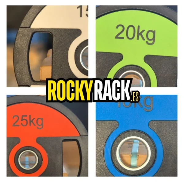 Discos TPU-URETANO de Colores - Replica TG  [de 5 a 20kg]