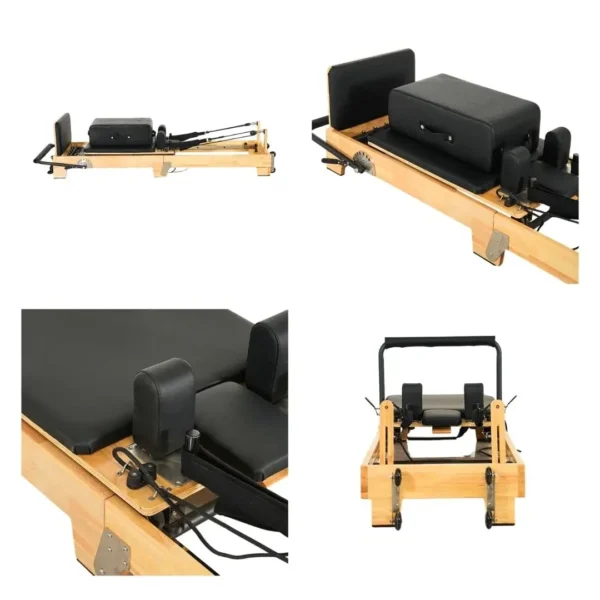 Maquina Pilates Reformer de Madera - CUO [PLEGABLE]