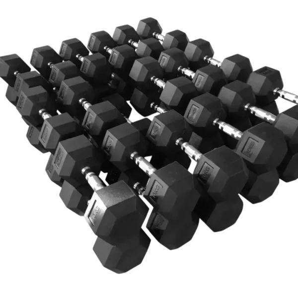 Set Mancuernas Hexagonales [de 2,5 a 30Kg]
