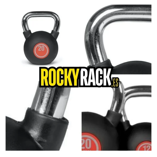 Kettlebell de GOMA - RED POINT [de 4 a 20kg]