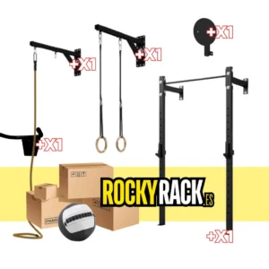 LOTE: Rack Profesional + Accesorios Calistenia [Materiales Incluidos]