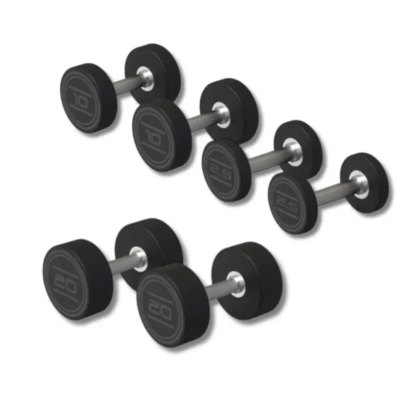 Mancuernas Redondas CPU [de 2,5 a 50kg]
