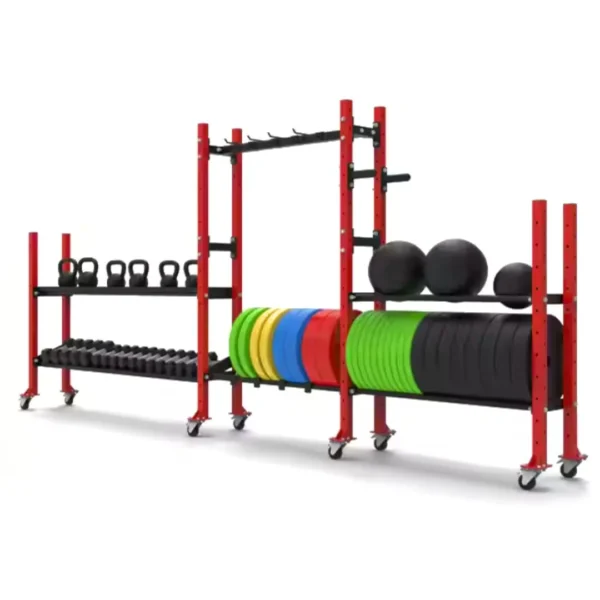 Organizador material gimnasio Completo [3 módulos - COLORES]