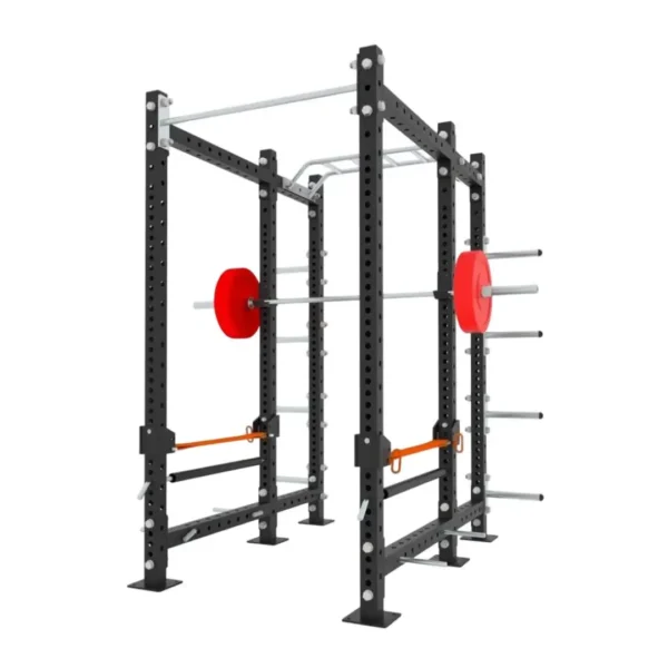 Power Cage Rack • [BARRA + STRAPS DE SEGURIDAD + MULTIAGARRE]