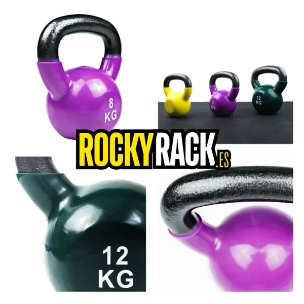 Kettlebell de Vinilo - COLORES V1 [de 6 a 12kg]