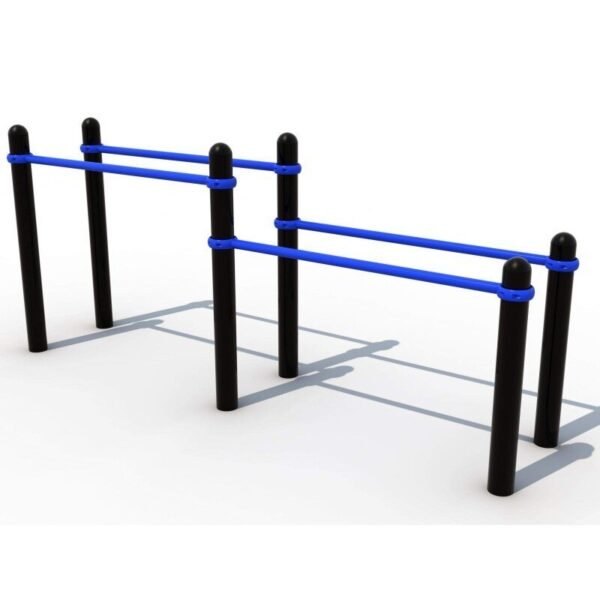 Paralelas Gimnasia de EXTERIOR Doble Altura - Elementos Calistenia