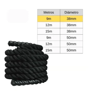 Battle Rope Crossfit 9m-38mm