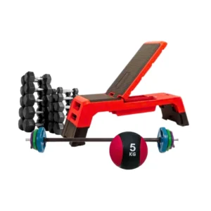 LOTE: Set Bodypump + Step/Banco + Mancuernas + Balón medicinal