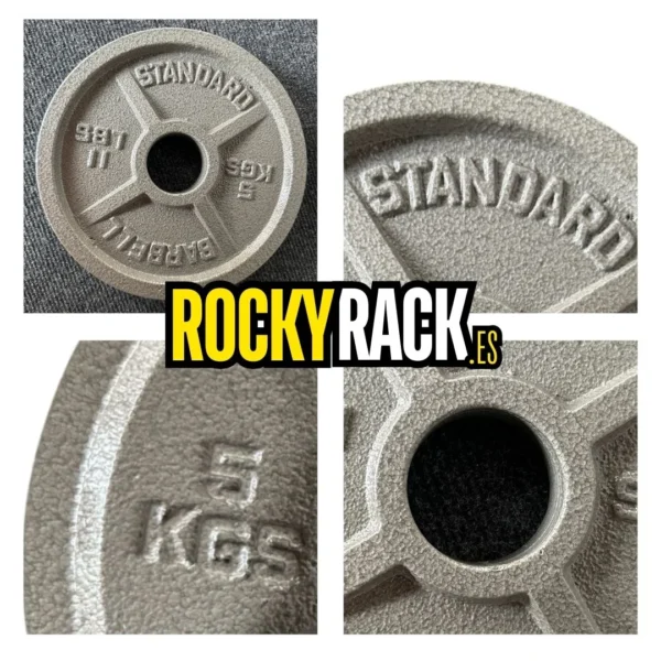 Discos olímpicos BARBELL de METAL [de 1,25 a 25kg]