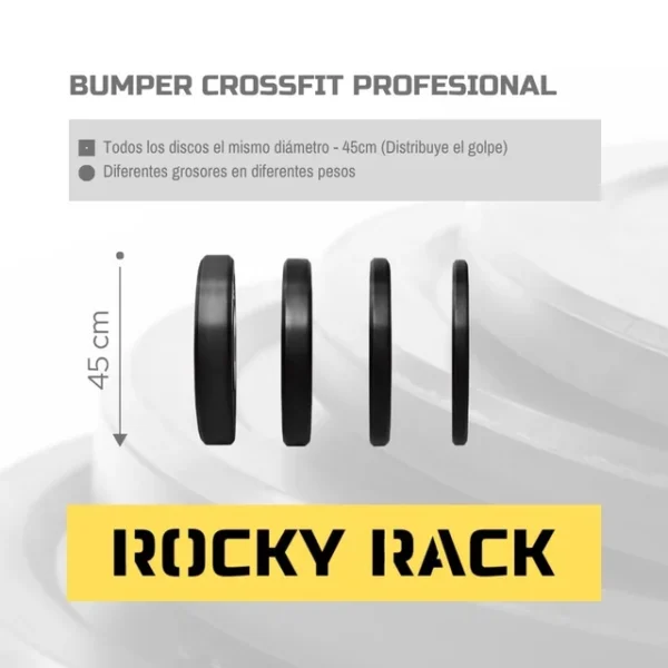 LOTE BUMPERS [100kg + Barra]