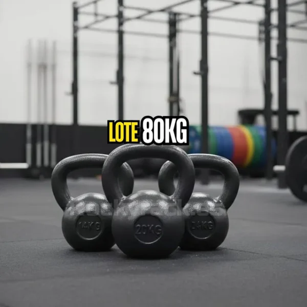 LOTE Pesas Rusas 80kg [de 8 a 24kg] - Acabado Liso y Suave